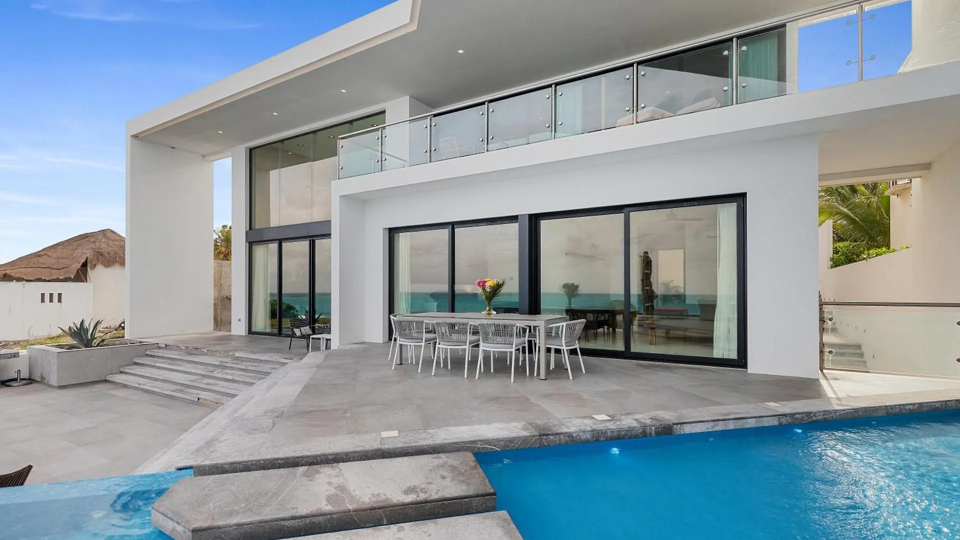 Villa E11Even Con C Hef Privado Ocean Front Isla Mujeres