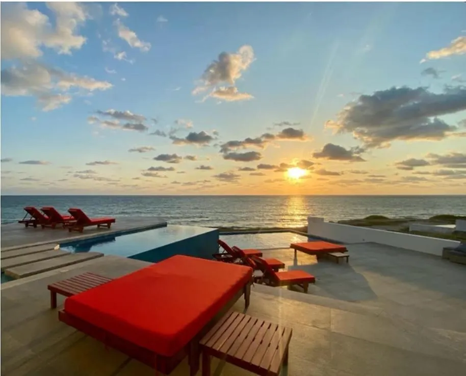 Villa E11Even Con C Hef Privado Ocean Front Isla Mujeres
