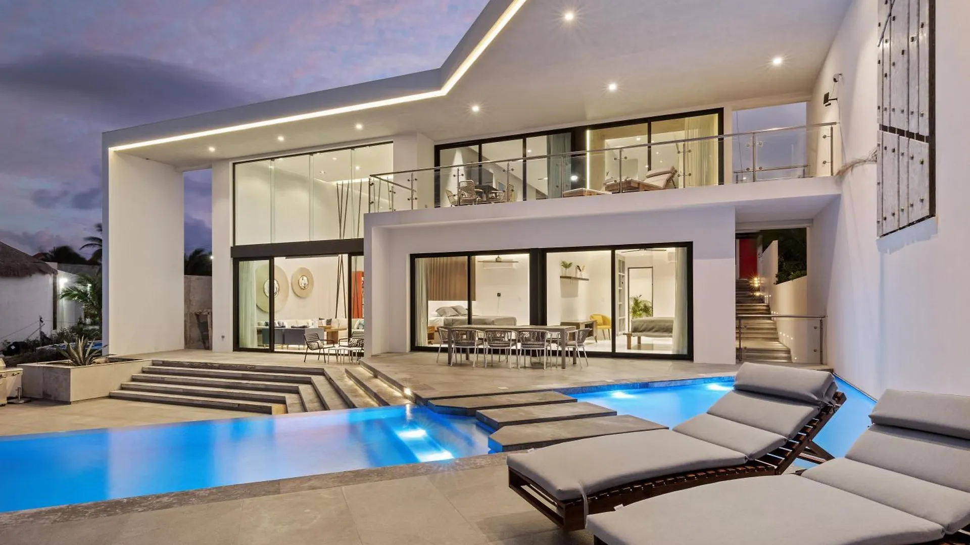 Villa E11Even Con C Hef Privado Ocean Front Isla Mujeres